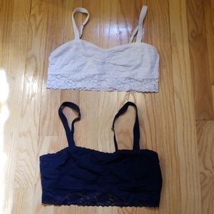 Set of 2 gilly hicks bralettes